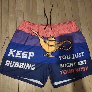 Colorful Genie Lamp Swim Trunks